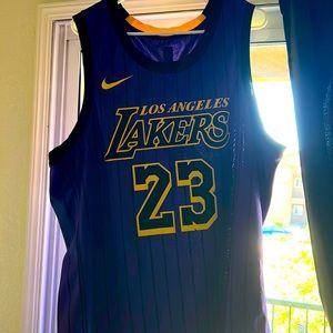 LeBron James Lakers City Jersey